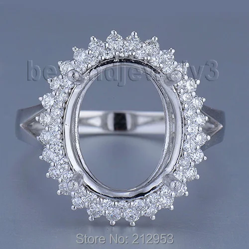 Vintage Oval 11x13mm Solid 18Kt White Gold Natural Brilliant Dia Semi Mount Ring WU225
Vintage Oval 11x13mm Solid 18Kt White Gold Natural Brilliant Dia Semi Mount Ring WU225