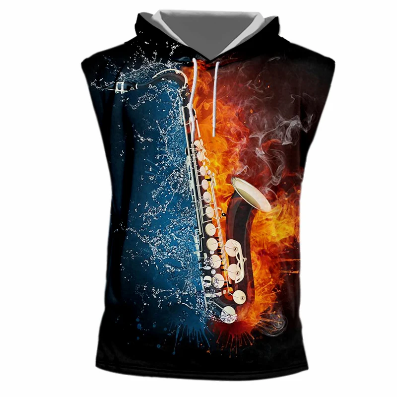 UJWI Men's New Cool Dropshipping Hooded Tank Top 3D Printed Creative Saxophone Stitching Vortex Clothing Man Spandex
UJWI Men's New Cool Dropshipping Hooded Tank Top 3D Printed Creative Saxophone Stitching Vortex Clothing Man Spandex