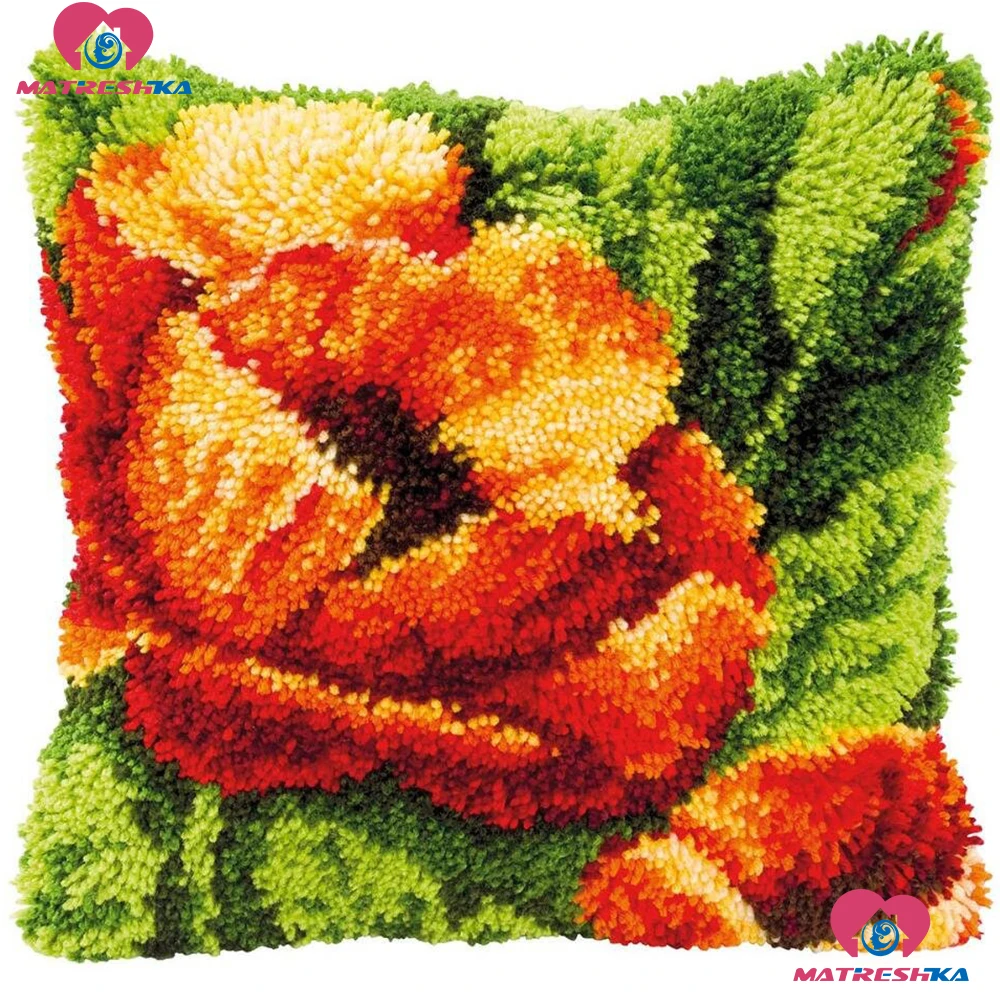 DIY Latch Hook Kits cross stitch pillow flower diy Cushion Cover Accessories Printed handwerken knooppakket latch hook pillows
DIY Latch Hook Kits cross stitch pillow flower diy Cushion Cover Accessories Printed handwerken knooppakket latch hook pillows