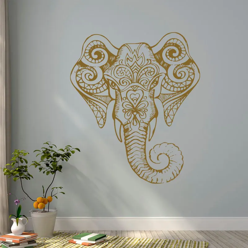 Large Size Indian Yoga Elephant Bohemian Design Wall Sticker Vinyl Home Decor Living Room Bedroom Decals Interior Murals YD83
Large Size Indian Yoga Elephant Bohemian Design Wall Sticker Vinyl Home Decor Living Room Bedroom Decals Interior Murals YD83
