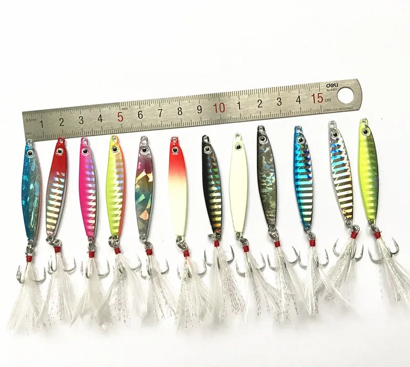 4.8cm 10g Metal Lure Fishing Spoon Freshwater Fishing Hard LureSliceJigBait Spoon Fishing Tackle Metal Jigging
4.8cm 10g Metal Lure Fishing Spoon Freshwater Fishing Hard LureSliceJigBait Spoon Fishing Tackle Metal Jigging