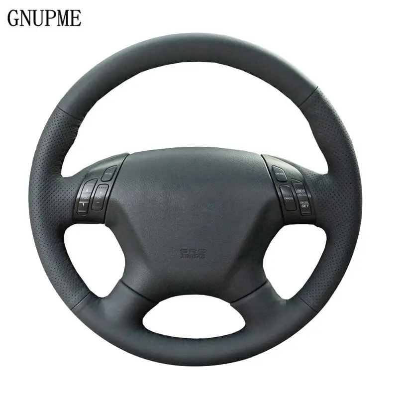 Black Genuine Leather Car Steering Wheel Cover for Honda Accord Nine Generations Special-purpose Hand-sewn Steering Wheel
Black Genuine Leather Car Steering Wheel Cover for Honda Accord Nine Generations Special-purpose Hand-sewn Steering Wheel