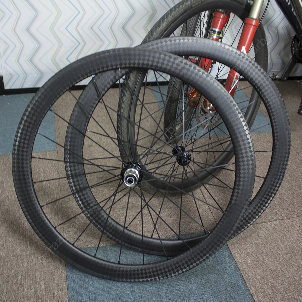 2020 New Full Carbon Road Bicycle Wheelset 12K Finish 50mm Profile Clincher/TLR Light Weight Road Bicycle Wheels RR13 Hubs
2020 New Full Carbon Road Bicycle Wheelset 12K Finish 50mm Profile Clincher/TLR Light Weight Road Bicycle Wheels RR13 Hubs