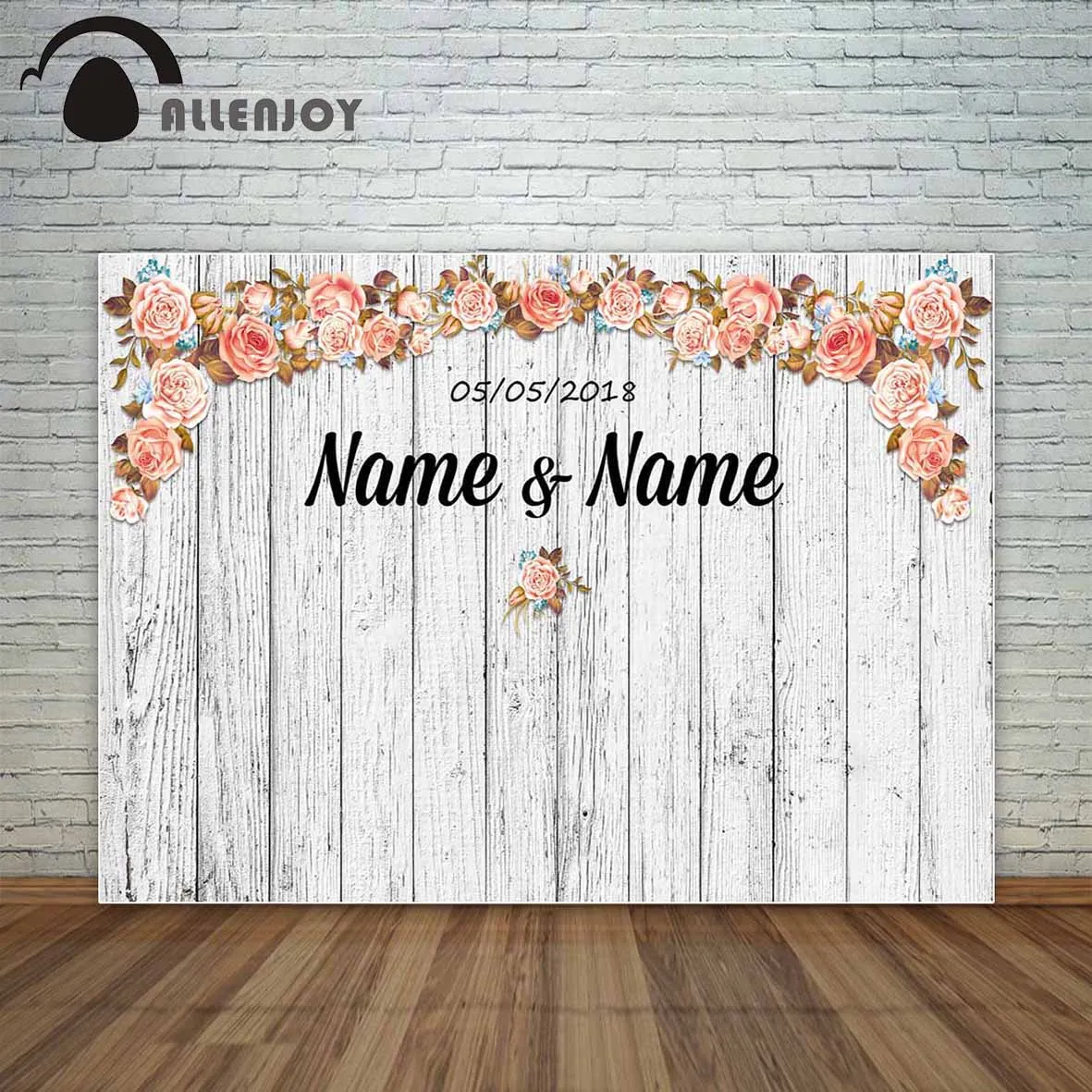 Allenjoy photographic background wedding day flowers romantic white wooden love for photographing valentines photocall vinyl
Allenjoy photographic background wedding day flowers romantic white wooden love for photographing valentines photocall vinyl