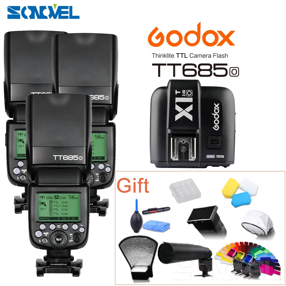 3pcs Godox TTL TT685O Camera Flash 2.4G wireless HSS 1/8000s GN60+ Transmitter for Olympus Panasonic E-M1 E-PL8 E-PL6 E-P5 E-PL3
3pcs Godox TTL TT685O Camera Flash 2.4G wireless HSS 1/8000s GN60+ Transmitter for Olympus Panasonic E-M1 E-PL8 E-PL6 E-P5 E-PL3