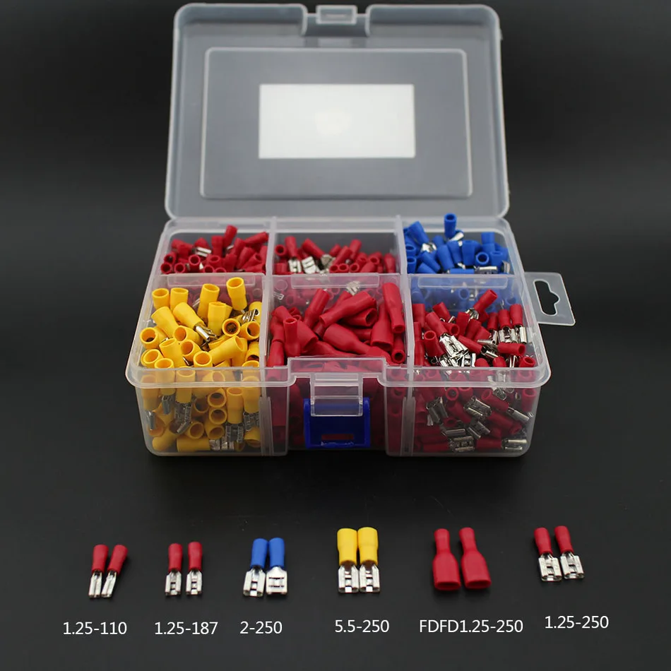 900pcs female spade Terminal Crimp Connector and fully Insulated quick disconnect set Wire Electrical tips crimping sleeves red
900pcs female spade Terminal Crimp Connector and fully Insulated quick disconnect set Wire Electrical tips crimping sleeves red