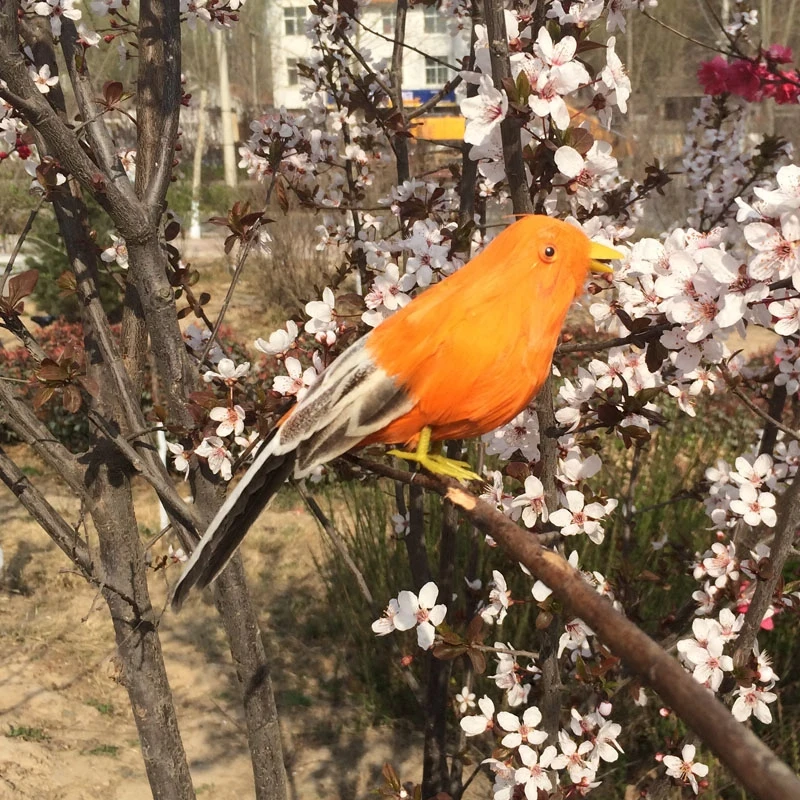 small simulation standing bird model foam&feather orange&gray bird doll gift about 18cm 0993
small simulation standing bird model foam&feather orange&gray bird doll gift about 18cm 0993