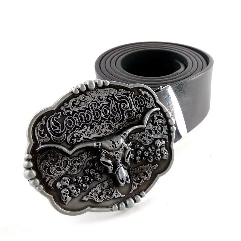 Casual Mens Belts with Antique Silver Long Horn Bull Big Metal Buckle Wide Waist Belt Western Cowboy Fashion Accessories
Casual Mens Belts with Antique Silver Long Horn Bull Big Metal Buckle Wide Waist Belt Western Cowboy Fashion Accessories