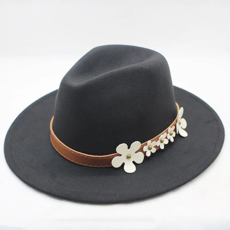 Autumn Winter Wide Brim Fedora Men Brown Jazz Hat Flat Brim Felt Cap Trilby Wool Bowler Hats for Women Jewish Hat
Autumn Winter Wide Brim Fedora Men Brown Jazz Hat Flat Brim Felt Cap Trilby Wool Bowler Hats for Women Jewish Hat