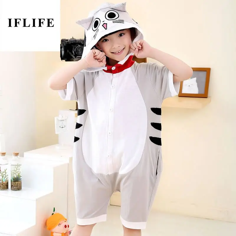 Animal Pajama Kids Summer Short Sleeve Onesies Chi's Cat Sweet Home Cotton Cartoon Cosplay Hoodie Sleepwear
Animal Pajama Kids Summer Short Sleeve Onesies Chi's Cat Sweet Home Cotton Cartoon Cosplay Hoodie Sleepwear