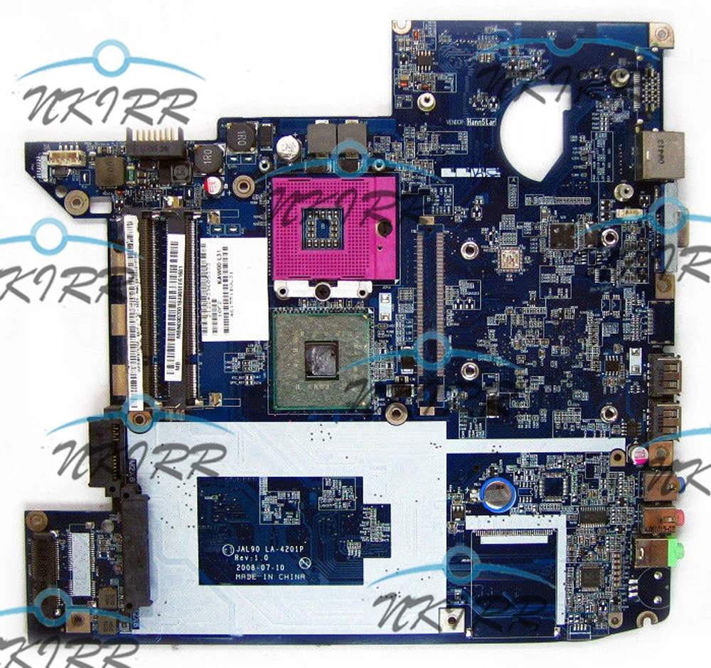 Материнская плата JAL90 LA-4201P MBN0902001 KAW00 L31 MBAT902002 JAL90 L15 GL40 для Emachine D520 D720 TravelMate 4330 4330Z 4730Z
Материнская плата JAL90 LA-4201P MBN0902001 KAW00 L31 MBAT902002 JAL90 L15 GL40 для Emachine D520 D720 TravelMate 4330 4330Z 4730Z