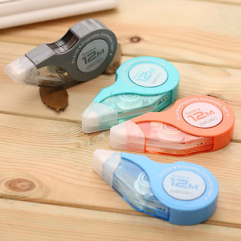 Deli Stationery Correction Tape Student Stationary Kawaii Pupils Writing Correction Tape 4pcs 5mm*12m Correction Tapes Papelaria
Deli Stationery Correction Tape Student Stationary Kawaii Pupils Writing Correction Tape 4pcs 5mm*12m Correction Tapes Papelaria