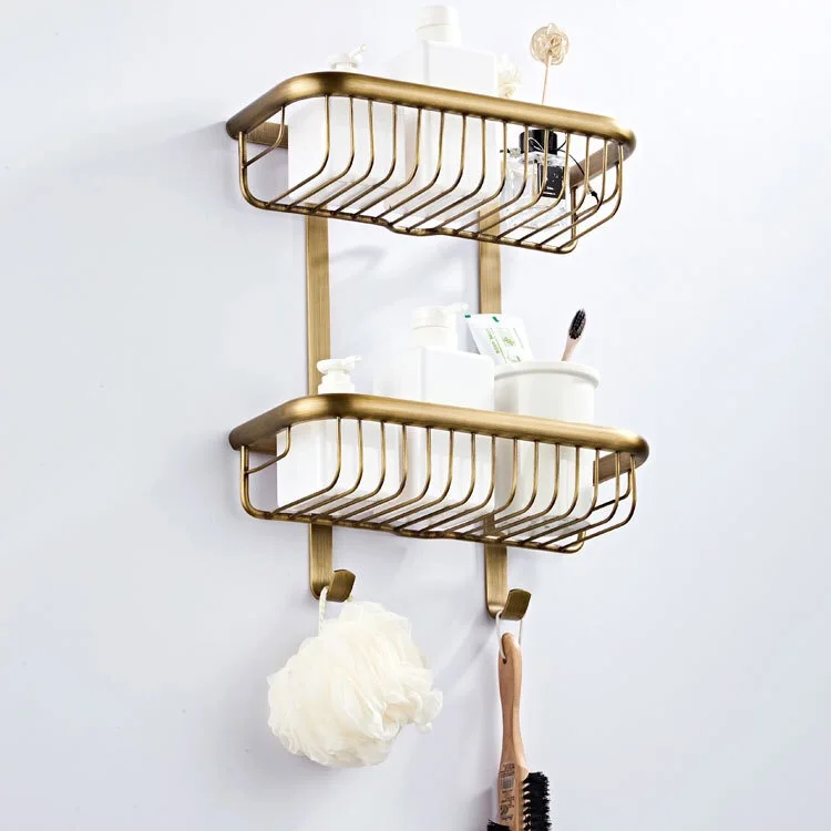 Free shipping Europe style black bronze brass bathroom shelf double layer storage rack with hook design
Free shipping Europe style black bronze brass bathroom shelf double layer storage rack with hook design