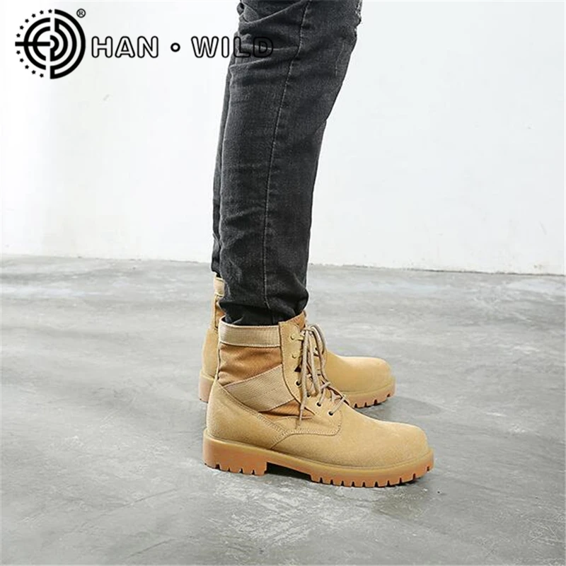 All Season Genuine Leather Ankle Boots For Men Desert Boots Quality Military Tactical Combat Boats Man Army Shoes Outdoor Boots
All Season Genuine Leather Ankle Boots For Men Desert Boots Quality Military Tactical Combat Boats Man Army Shoes Outdoor Boots