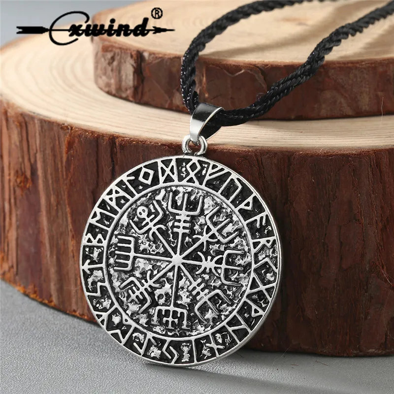 Cxwind Norse Vegvisir Symbol Necklace Protection Symbol viking Men Pendant Magical Staves Compass Necklaces Wholesale Jewelry
Cxwind Norse Vegvisir Symbol Necklace Protection Symbol viking Men Pendant Magical Staves Compass Necklaces Wholesale Jewelry
