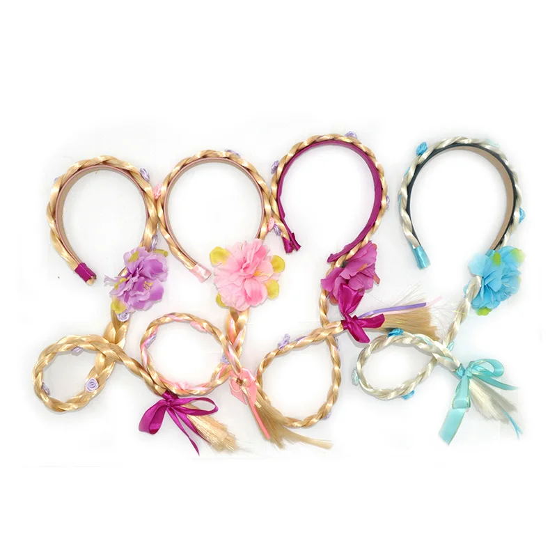 Girls Rapunzel Anna Elsa Wig Kids Sleeping Beauty Braid Little Mermaid Jasmine Moana Synthetic Hair Children Halloween Costume
Girls Rapunzel Anna Elsa Wig Kids Sleeping Beauty Braid Little Mermaid Jasmine Moana Synthetic Hair Children Halloween Costume