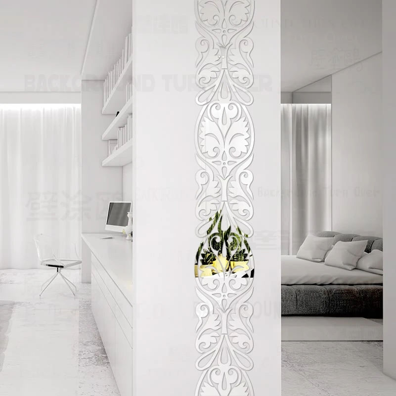 Vintage Luxury Waist Line Acrylic Mirror Wall Stickers Living Room Bedroom Decor Door Decoration Home Stickers On The Wall R023
Vintage Luxury Waist Line Acrylic Mirror Wall Stickers Living Room Bedroom Decor Door Decoration Home Stickers On The Wall R023
