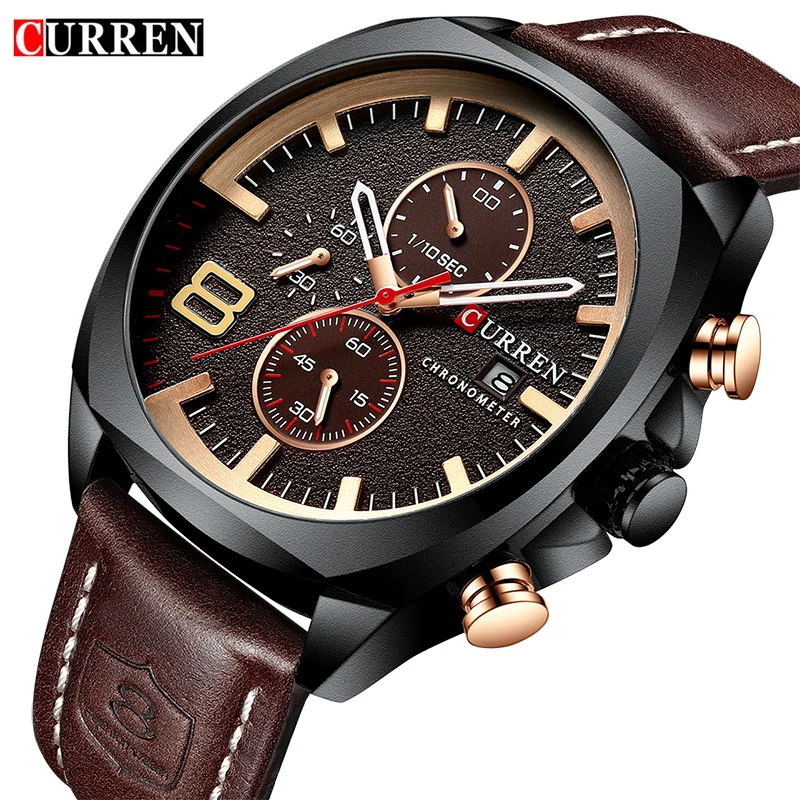 New Men Watch CURREN Top Brand Luxury Men's Quartz Wristwatch Male Chronograph Military Sport Date Clock Relogio Masculino
New Men Watch CURREN Top Brand Luxury Men's Quartz Wristwatch Male Chronograph Military Sport Date Clock Relogio Masculino