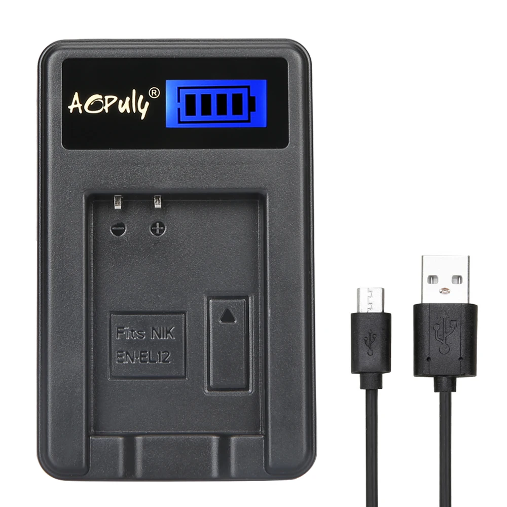 AOPULY EN-EL12 EN EL12 LCD USB battery Charger for Nikon Coolpix S9700 S9500 S9400 S9300 S9100 S8200 S8100 S8000 S6300 camera
AOPULY EN-EL12 EN EL12 LCD USB battery Charger for Nikon Coolpix S9700 S9500 S9400 S9300 S9100 S8200 S8100 S8000 S6300 camera