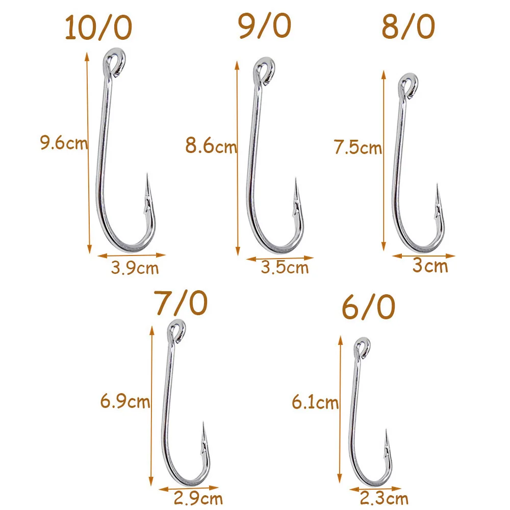 Рыболовный крючок JSM 50 шт./лот из нержавеющей стали рыболовные крючки с длинным