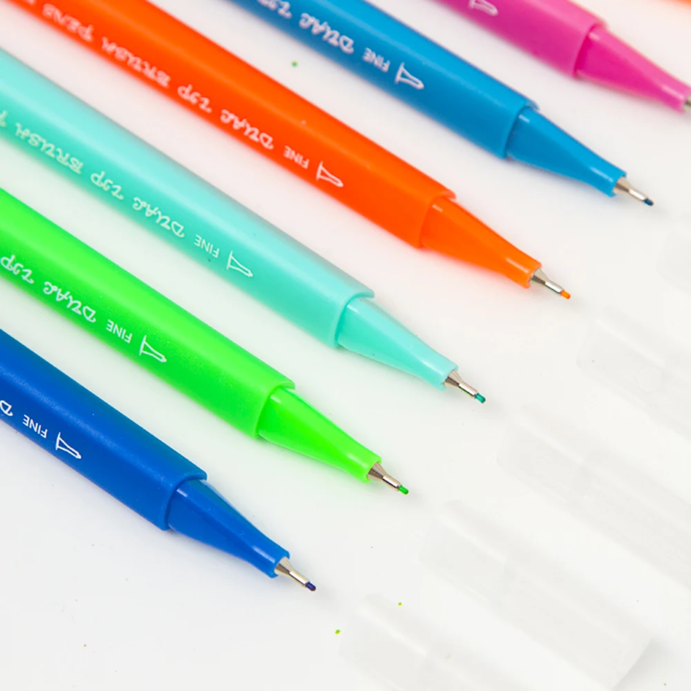 100 Color Art Markers Dual Tips Coloring Brush Fineliner Color Pens Water Marker for Calligraphy Drawing Sketching Coloring Book
100 Color Art Markers Dual Tips Coloring Brush Fineliner Color Pens Water Marker for Calligraphy Drawing Sketching Coloring Book