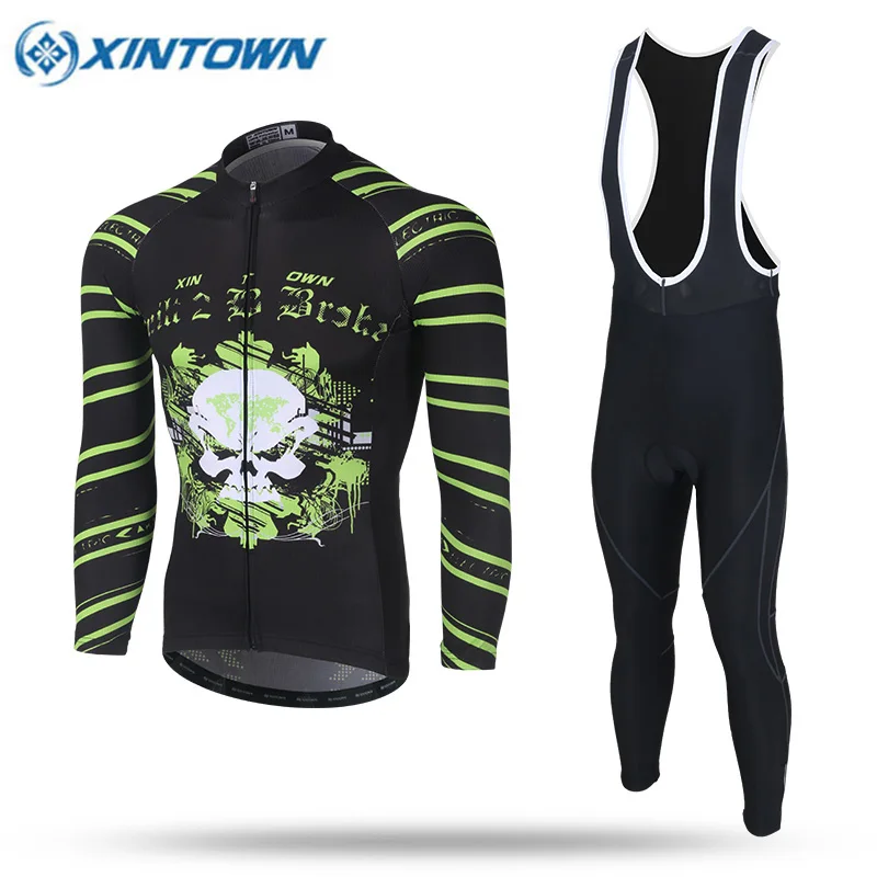 XINTOWN Men Skull Design MTB Bike Jersey Bib Pants Sets Cartoon Pro Team Cycling Clothing Riding Wear Long Sleeve Shirts
XINTOWN Men Skull Design MTB Bike Jersey Bib Pants Sets Cartoon Pro Team Cycling Clothing Riding Wear Long Sleeve Shirts