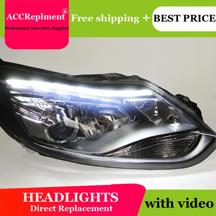 Car Styling for Ford Focus Headlights 2012-2014 ST Style LED Headlight DRL Lens Double Beam H7 HID Xenon bi xenon lens
Car Styling for Ford Focus Headlights 2012-2014 ST Style LED Headlight DRL Lens Double Beam H7 HID Xenon bi xenon lens