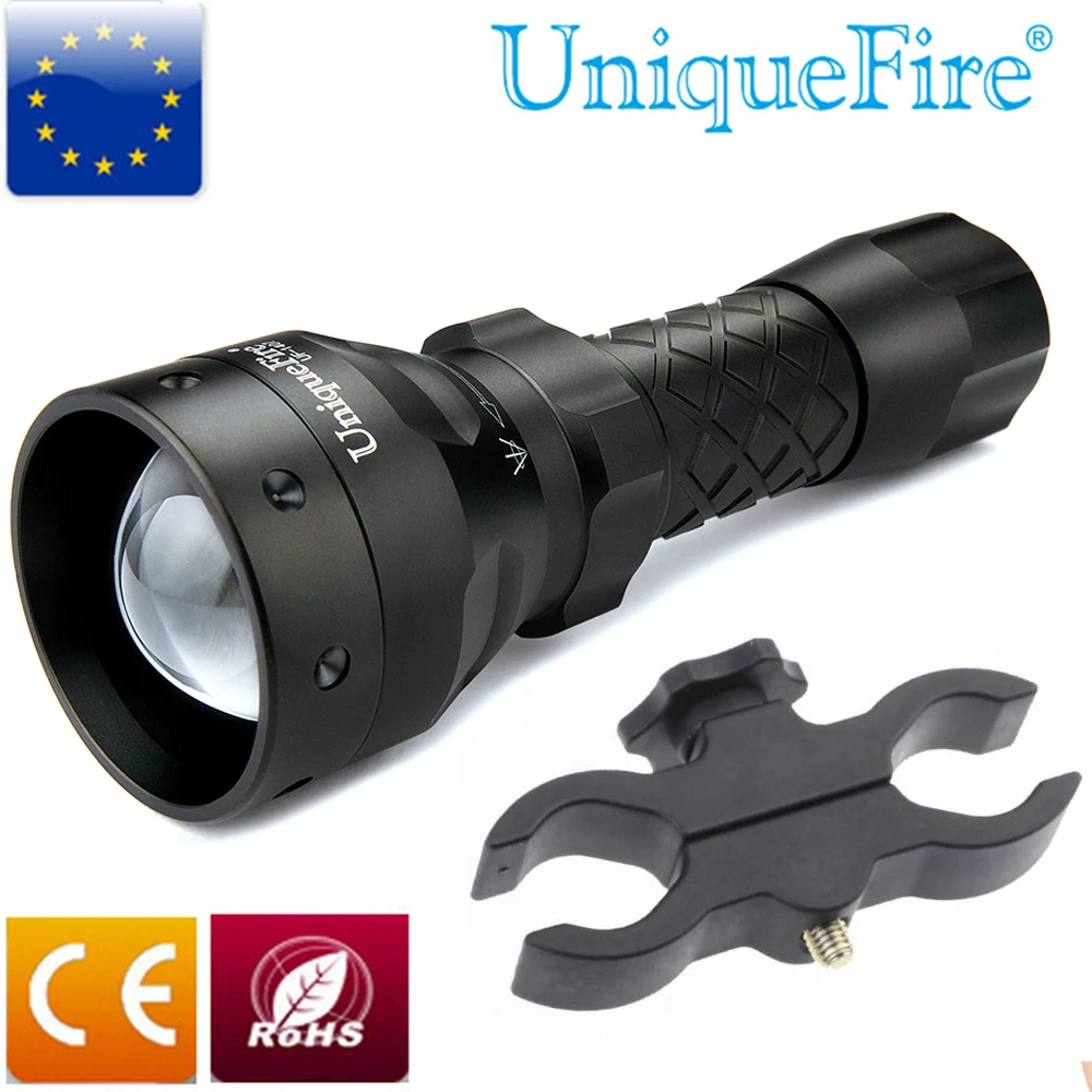 UniqueFire 1407 LED Flashlight IR 850NM Portable 38 Tactical Focusing +Scope Mount 3 modes
UniqueFire 1407 LED Flashlight IR 850NM Portable 38 Tactical Focusing +Scope Mount 3 modes