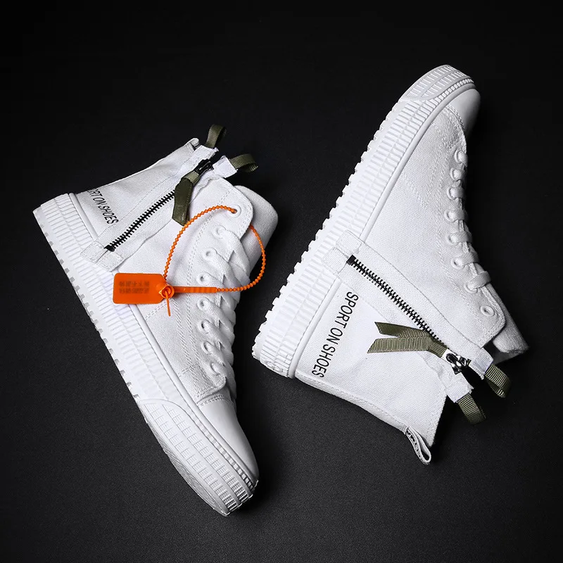 Men Casual Shoes All Black High Top Canvas Shoes Male All Match Retro Fashion Breathable Sneakers Men Tenis Masculino Adulto
Men Casual Shoes All Black High Top Canvas Shoes Male All Match Retro Fashion Breathable Sneakers Men Tenis Masculino Adulto