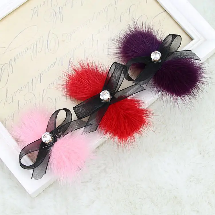 New Mink fur Pet hairpins zircon Bowknot Duckbill clip Dog Headdress Pet supply 10pcs
New Mink fur Pet hairpins zircon Bowknot Duckbill clip Dog Headdress Pet supply 10pcs