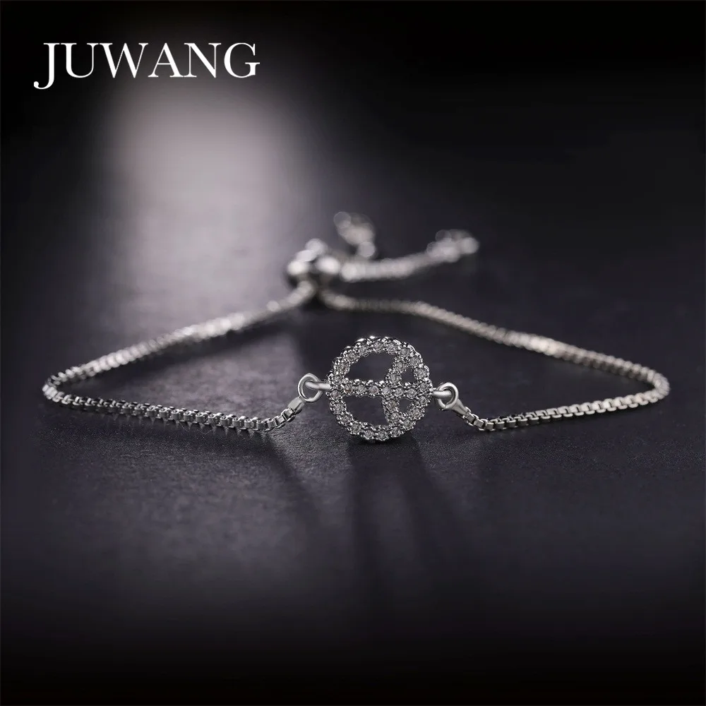 JUWANG Fashion Charm AAA Cubic Zircon Silver Color Crystal Jewelry Bracelets For Woman Elegance Wedding Party Gift
JUWANG Fashion Charm AAA Cubic Zircon Silver Color Crystal Jewelry Bracelets For Woman Elegance Wedding Party Gift