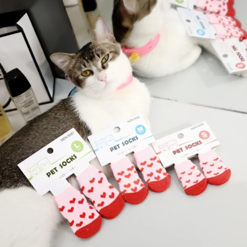 Pet Dog Socks Soft Cotton Warm Antiskid Paws Dirts Away Easy Washing Indoor Dogs Cat Shoe Socks
Pet Dog Socks Soft Cotton Warm Antiskid Paws Dirts Away Easy Washing Indoor Dogs Cat Shoe Socks