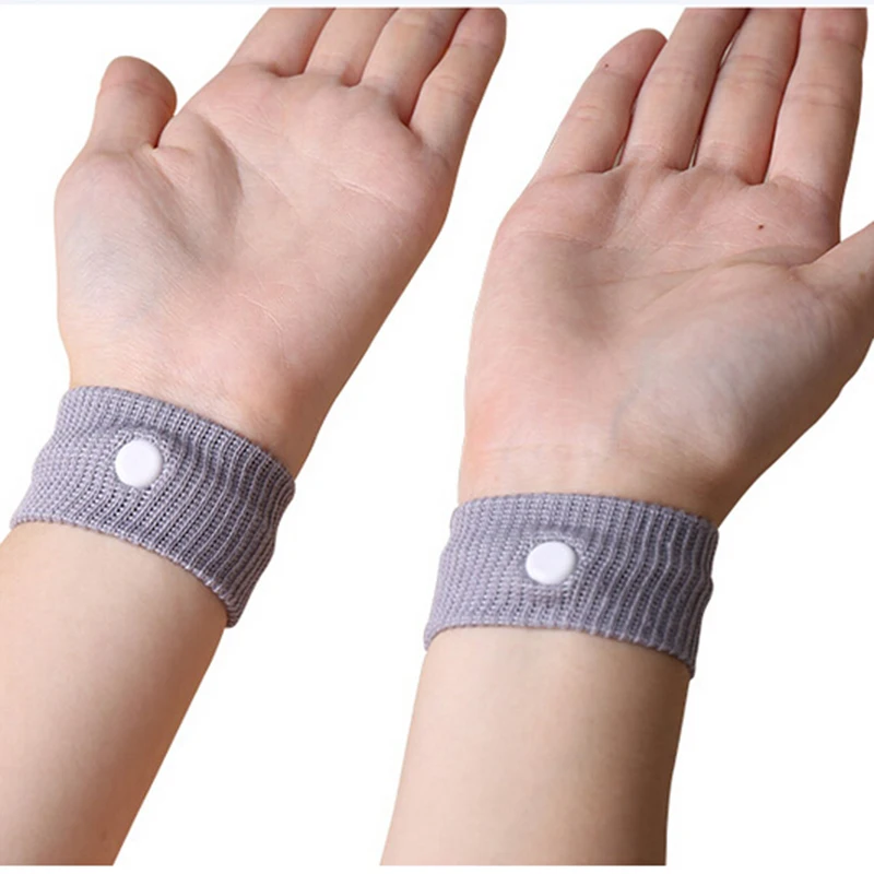 2 Pcs Anti Nausea Wristbands Car Anti Nausea Sickness Reusable Motion Sea Sick Travel Wrist Bands Gray Color
2 Pcs Anti Nausea Wristbands Car Anti Nausea Sickness Reusable Motion Sea Sick Travel Wrist Bands Gray Color