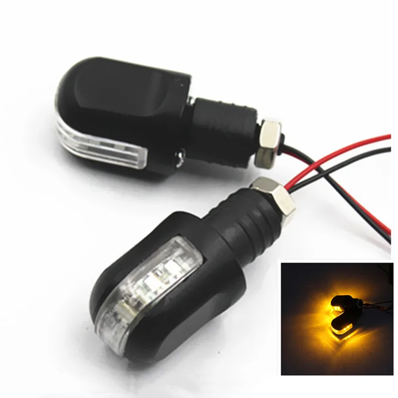 2x Motorcycle 7/8" 22mm Handlebar End 6 Amber LED Turn Signal Blinker Indicator Light For Honda Yamaha Suzuki Kawasaki Custom
2x Motorcycle 7/8" 22mm Handlebar End 6 Amber LED Turn Signal Blinker Indicator Light For Honda Yamaha Suzuki Kawasaki Custom