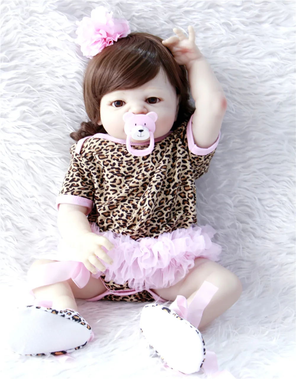 DOLLMAI 55cm full Silicone Reborn Baby Doll kids Playmate Gift For Girls 22 Inch Baby Alive Toys For Bouquets Doll Bebe Reborn
DOLLMAI 55cm full Silicone Reborn Baby Doll kids Playmate Gift For Girls 22 Inch Baby Alive Toys For Bouquets Doll Bebe Reborn