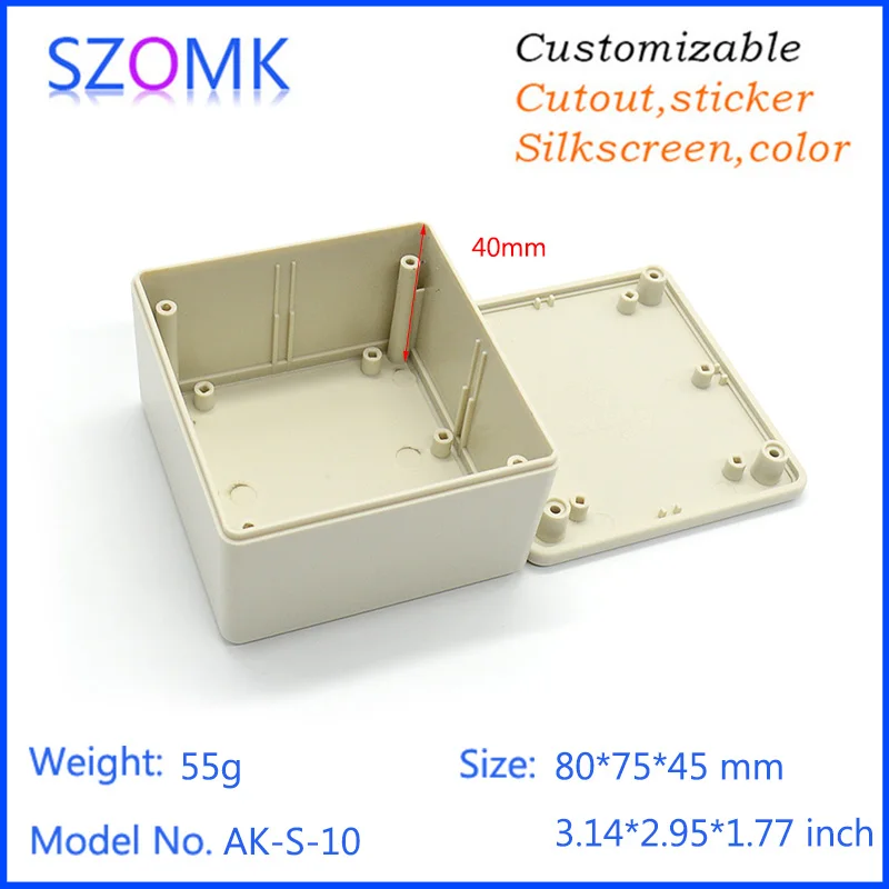 20pcs a lot good price plastic control enclosure electronic project plastic GPS tracker box enclosure outlet boxes 80*75*45mm
20pcs a lot good price plastic control enclosure electronic project plastic GPS tracker box enclosure outlet boxes 80*75*45mm