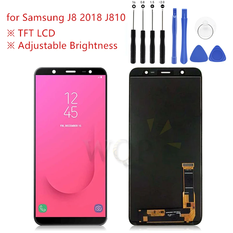 ЖК-дисплей для Samsung Galaxy J8 2018 с сенсорным экраном и дигитайзером в сборе для Samsung J8 J810 on8, ЖК-дисплей + инструменты, запчасти для ремонта
ЖК-дисплей для Samsung Galaxy J8 2018 с сенсорным экраном и дигитайзером в сборе для Samsung J8 J810 on8, ЖК-дисплей + инструменты, запчасти для ремонта