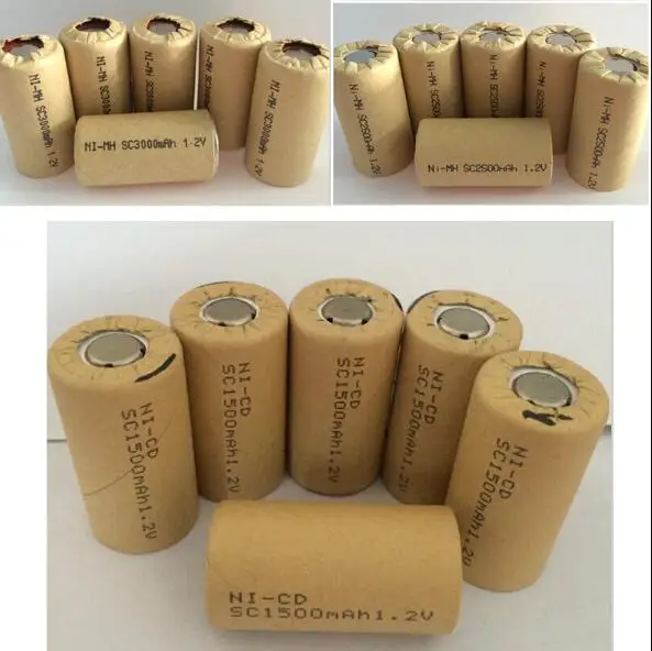 Ni CD 1 2 в MH subc SC power Cell 3000 мАч 1500 аккумуляторная батарея скорость разряда 10C 15C для