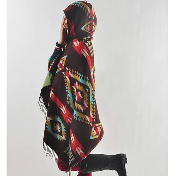 2020 Hot European Geometric Pattern Tassel National wind Women Hooded Cape Poncho women's Shawls Scarf Bohemian scarves Pashmina
2020 Hot European Geometric Pattern Tassel National wind Women Hooded Cape Poncho women's Shawls Scarf Bohemian scarves Pashmina