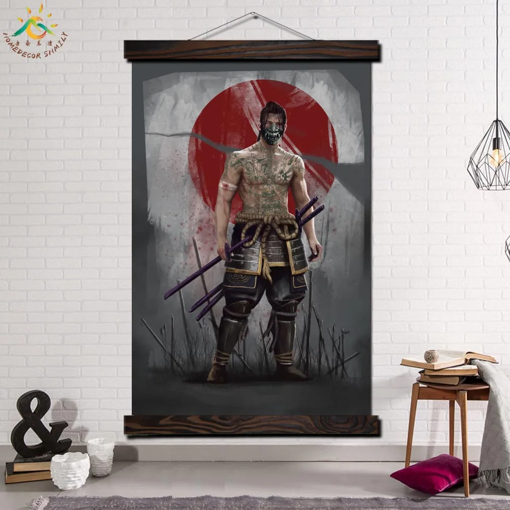 Wall Art Decor Posters and Prints Scroll Canvas Painting with Frame Japan Samurai Modern Home Decoration for Living Room
Wall Art Decor Posters and Prints Scroll Canvas Painting with Frame Japan Samurai Modern Home Decoration for Living Room