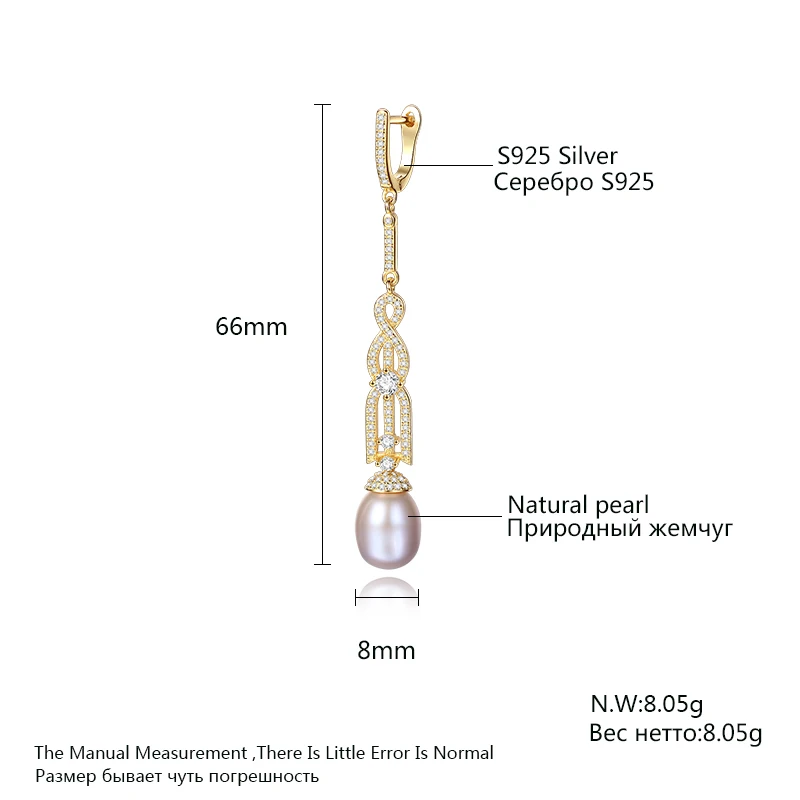 CZCITY Luxury 925 Sterling Silver Long Earrings Natural Freshwater Vintage Pearl Clip on Earring Bohemia Bijoux Accessories
CZCITY Luxury 925 Sterling Silver Long Earrings Natural Freshwater Vintage Pearl Clip on Earring Bohemia Bijoux Accessories
