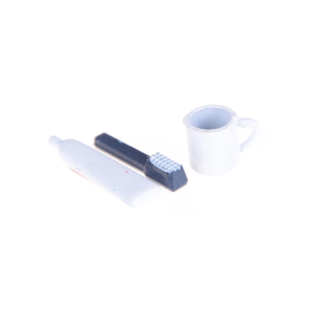 Plastic doll house Miniatures Toothbrush Toothpaste Cup Set Doll House Bathroom Scene Accessories Toiletries 1:12 Accessories
Plastic doll house Miniatures Toothbrush Toothpaste Cup Set Doll House Bathroom Scene Accessories Toiletries 1:12 Accessories
