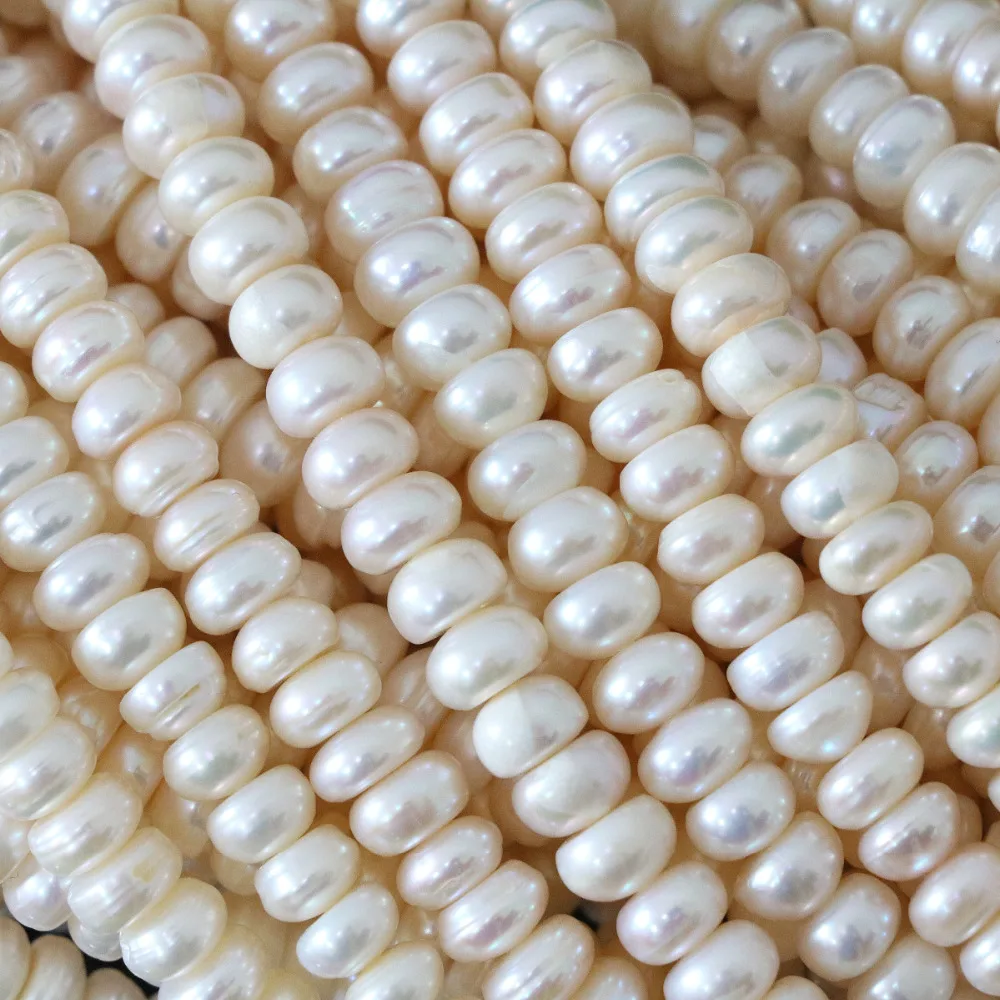6*8mm Natural Freshwater Pearl White Beads Abacus Spacer Strand 15" for DIY Necklace Bracelet Jewelry Findings Accessories B1322
6*8mm Natural Freshwater Pearl White Beads Abacus Spacer Strand 15" for DIY Necklace Bracelet Jewelry Findings Accessories B1322