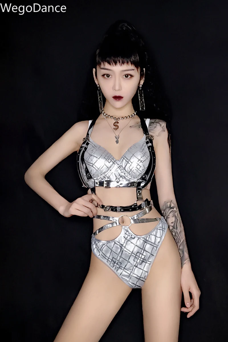 New Sexy Gogo NightClub Dj Female Dress Jazz Suit black and white dance costume jazz dance costumes womens
New Sexy Gogo NightClub Dj Female Dress Jazz Suit black and white dance costume jazz dance costumes womens