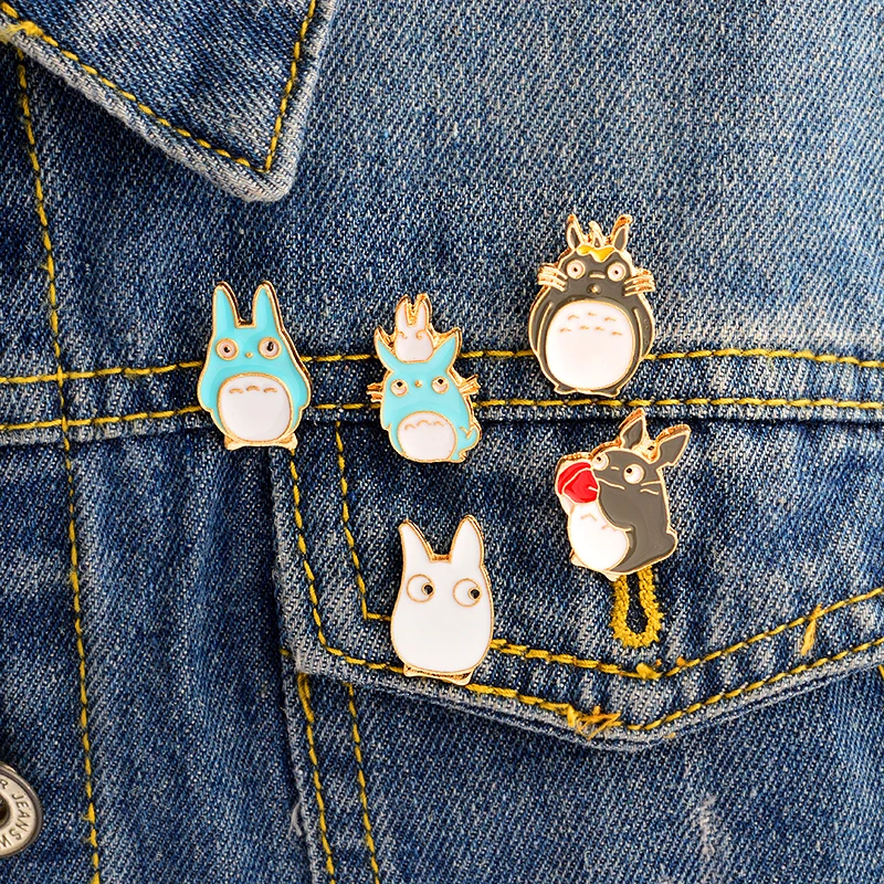 5PCS/SET My Neighbor Pins Cartoon Totoro Hard enamel lapel pins Badges Brooches Totoro Jewelry Cute Kawaii jewelry For girls
5PCS/SET My Neighbor Pins Cartoon Totoro Hard enamel lapel pins Badges Brooches Totoro Jewelry Cute Kawaii jewelry For girls