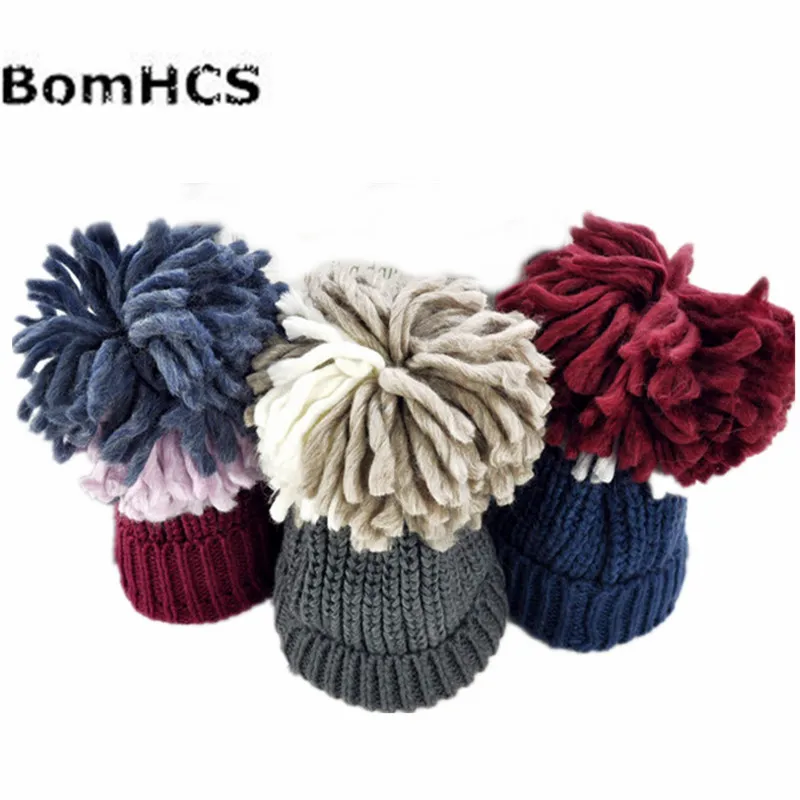 BomHCS Big Soft Pompom Beanie Women's Winter Warm Knitted Hat Handmade Cap Halloween Christmas Gifts
BomHCS Big Soft Pompom Beanie Women's Winter Warm Knitted Hat Handmade Cap Halloween Christmas Gifts