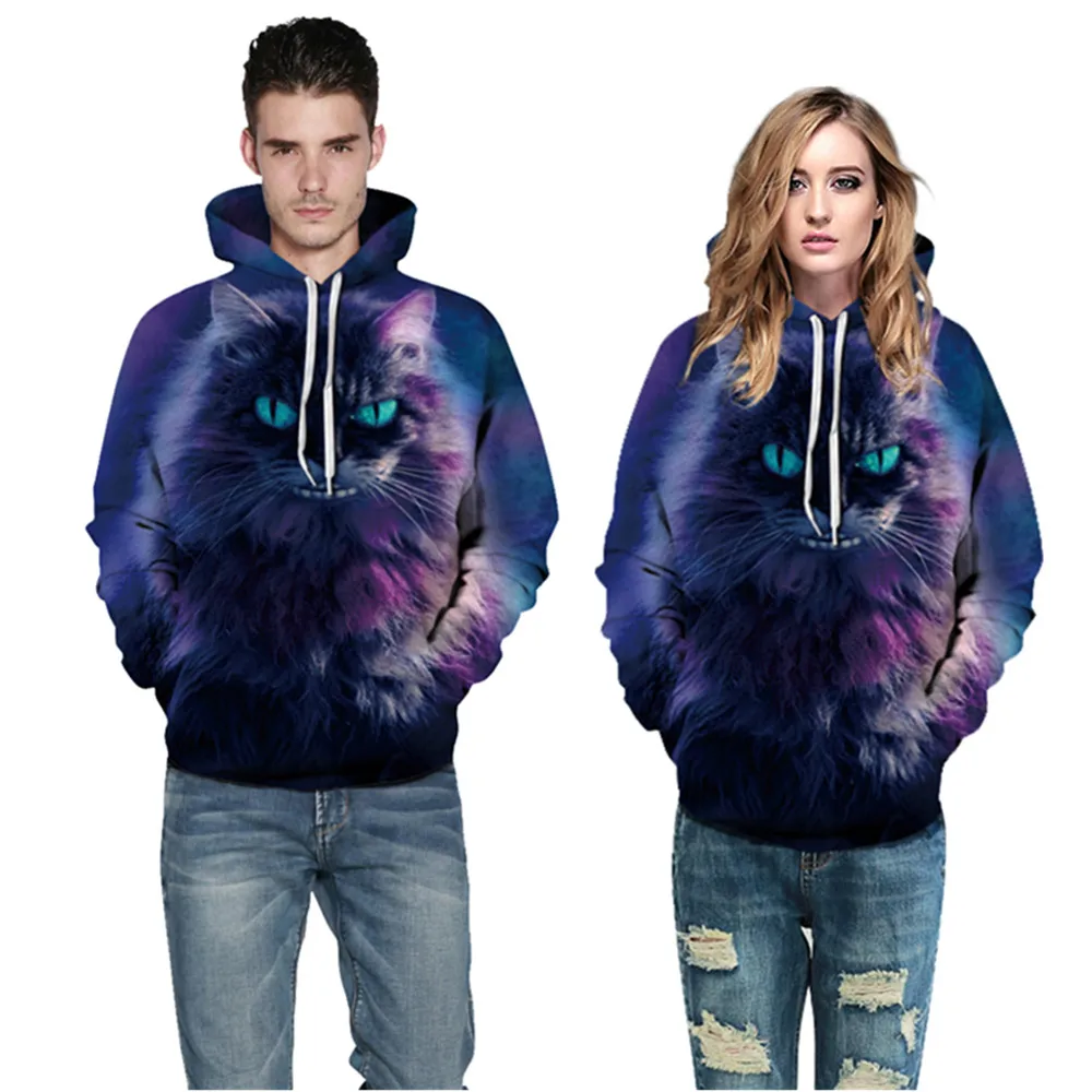 2019 Winter Fashion Hip Hop Men/Women's Clothing 3D Digital Print Terrorist Devil Cat Hooded Long Sleeve Loose Polyester Hoodies
2019 Winter Fashion Hip Hop Men/Women's Clothing 3D Digital Print Terrorist Devil Cat Hooded Long Sleeve Loose Polyester Hoodies