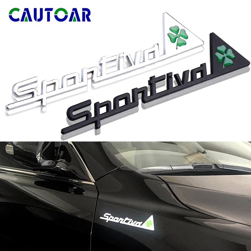 3D Metal Sportiva Quatrefoil Green Delta Car Sticker Sport iva Emblem Badge for Alfa Romeo 4C 8C 156 166 159 Giulietta Spider GT
3D Metal Sportiva Quatrefoil Green Delta Car Sticker Sport iva Emblem Badge for Alfa Romeo 4C 8C 156 166 159 Giulietta Spider GT