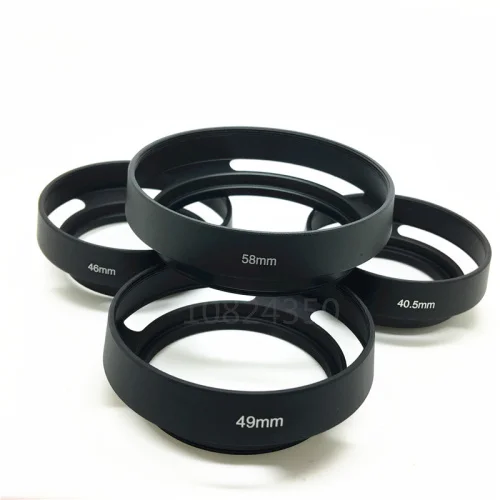 Digital SLR Camera 37mm 39mm 40.5 mm 46mm 49 mm 52 mm 55mm 58mm Metal Wide-Angle Lens Hood with for Canon for Nikon for Sony
Digital SLR Camera 37mm 39mm 40.5 mm 46mm 49 mm 52 mm 55mm 58mm Metal Wide-Angle Lens Hood with for Canon for Nikon for Sony