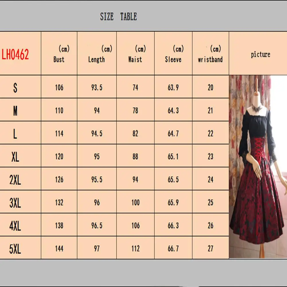 MISSKY Women Large Hem Slim Waist Lace Dress Long Sleeve Retro Bavarian National Oktoberfest Costume Dress
MISSKY Women Large Hem Slim Waist Lace Dress Long Sleeve Retro Bavarian National Oktoberfest Costume Dress